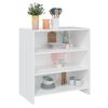 vidaXL Sideboard White 27.6"x15.9"x29.5" Engineered Wood