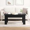 vidaXL Coffee Table Black Oak 39.37 x 23.62 x 16.54 in Engineered Wood