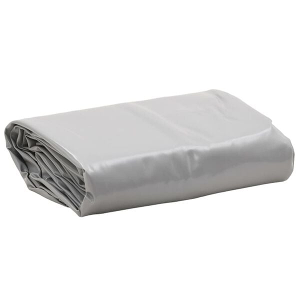 vidaXL Tarpaulin Grey 3.3x8.2' 7.11 oz/ft²