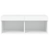vidaXL TV Cabinet White Engineered wood Standard TV Cabinet