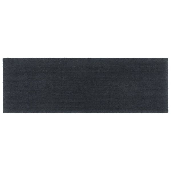 vidaXL Door Mat Dark grey Coir, PVC 39.4 x 118.1 in Non-slip Door Mat