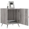 vidaXL Bedside Cabinet Set of 2 Grey Sonoma