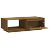 vidaXL Coffee Table Honey Brown Solid Pinewood Medium Rectangular
