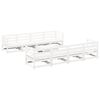 vidaXL Garden Sofa Set White Solid pine wood Large Modular