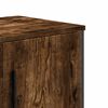 vidaXL TV Cabinet Smoked Oak Engineered wood and metal Large TV Cabinet