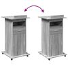 vidaXL Lectern Grey sonoma Engineered wood Medium Tiltable Lectern
