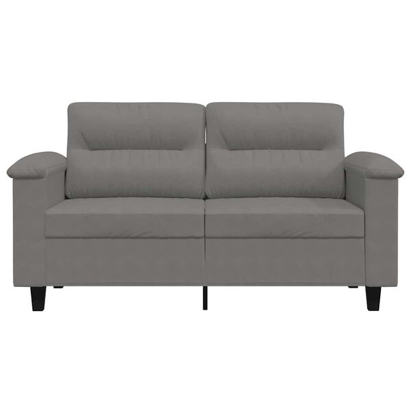 vidaXL 2-seater Sofa Dark Grey