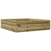 vidaXL Garden Planter Natural wood Treated pine wood Large