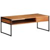 vidaXL Coffee Table 43.3"x21.7"x15.7" Solid Wood Acacia