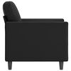 vidaXL Sofa Chair Black Faux leather, metal, foam Single Durable
