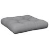 vidaXL Pallet Cushions 2 pcs Gray Fabric