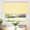 vidaXL Roller Blind Yellow 100% Polyester Large Adjustable Armrests