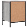 vidaXL Shoe Cabinet Grey sonoma Engineered wood Small Shoe Cabinet