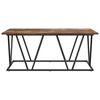 vidaXL Coffee Table Smoked Oak 39.37 x 19.69 x 15.75 in
