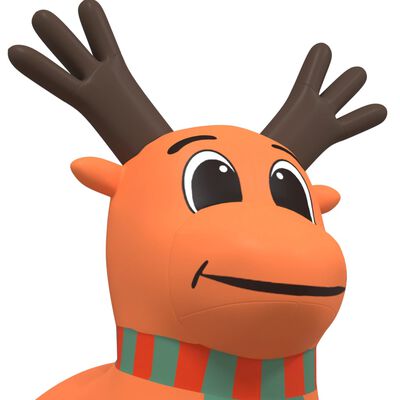 vidaXL Christmas Inflatable Reindeer with LEDs 157.5"