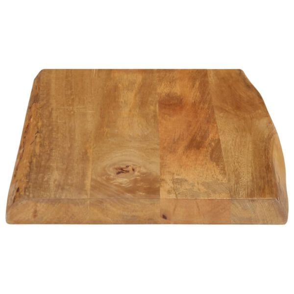 vidaXL Table Top 19.7"x15.7"x1.5" Live Edge Solid Wood Mango