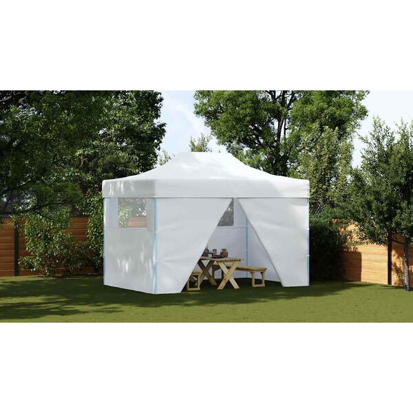 vidaXL Party Tent White 600D Oxford fabric with PVC coating 10x13 ft