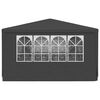 vidaXL Party Tent Anthracite Polyethylene, Steel 13.1 x 29.5 feet