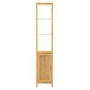 EISL High Cupboard Natural Bamboo Bamboo Tall High Cupboard