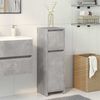 vidaXL Bathroom Cabinet Concrete Grey Engineered Wood Small