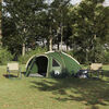 vidaXL Camping Tent with Roof Green 308 x 268 x 130 cm Polyester