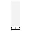 vidaXL Highboard White Engineered wood, glass, steel Medium Highboard