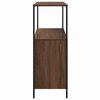 vidaXL Bathroom Cabinet Brown Oak Engineered wood Medium Adjustable Feet