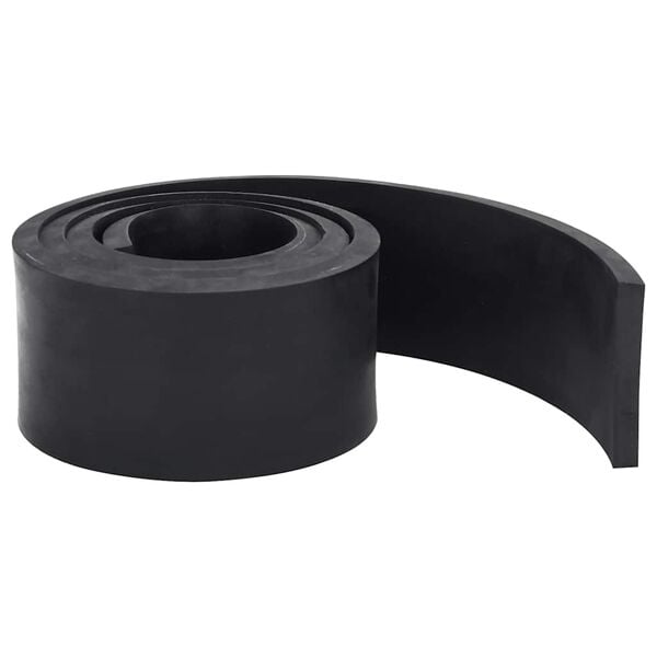 vidaXL Rubber Edge For Snow Plow Black