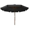 vidaXL Garden Parasol Anthracite Polyester Large Foldable