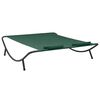 vidaXL Lounge Bed Green Oxford fabric, steel Double Removable Covers