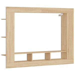 vidaXL TV Cabinet Sonoma Oak Engineered Wood Large TV Cabinet