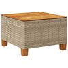 vidaXL Garden Table Beige and Brown