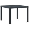 vidaXL Garden Dining Table Anthracite 39.37 x 39.37 x 28.74 in