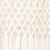 vidaXL Macrame Curtain 55.1x94.5" Cotton