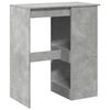 vidaXL Bar Table Concrete Grey Engineered Wood Tall Bar Table