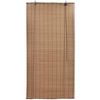 vidaXL Roller Blind Bamboo 55.1"x86.6" Brown