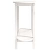 vidaXL Console Table White Solid Pine Wood Medium Console Table