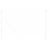 vidaXL Field Fence Silver 82.02 x 3.94 ft Galvanised steel