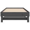 vidaXL Day Bed Grey Solid pinewood Double Extendable Day Bed