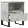 vidaXL Bedside Cabinet Concrete Grey Engineered Wood Small
