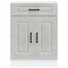 vidaXL Kitchen Base Cabinet Concrete Grey Engineered Wood Medium