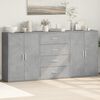 vidaXL Sideboard Concrete gray Engineered wood Medium Sideboard