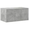 vidaXL Storage Cabinet Concrete Grey Engineered Wood Tall