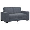 vidaXL Sofa Set Dark Grey Velvet, Metal, Plywood, Solid Wood Large