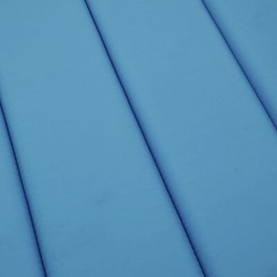 vidaXL Sun Lounger Cushion Blue 78.7"x19.7"x1.2" Fabric