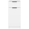 vidaXL Desk Cabinet White Engineered wood Medium Desk Cabinet
