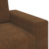 vidaXL Sofa Chair with Cushion Brown Faux leather and Wood
