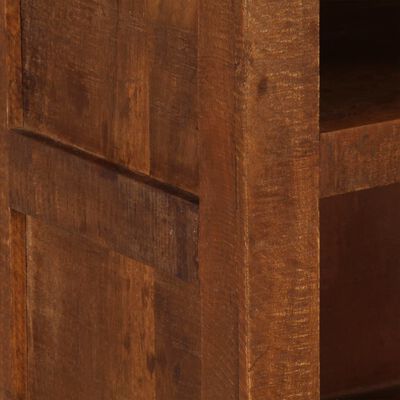 vidaXL Highboard with 3 Drawers 15.7"x11.8"x51.2" Solid Mango Wood