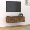 vidaXL TV Cabinet Smoked oak Engineered wood Medium TV Cabinets