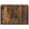 vidaXL Garage Wall Cabinets 2 pcs Smoked Oak Engineered Wood